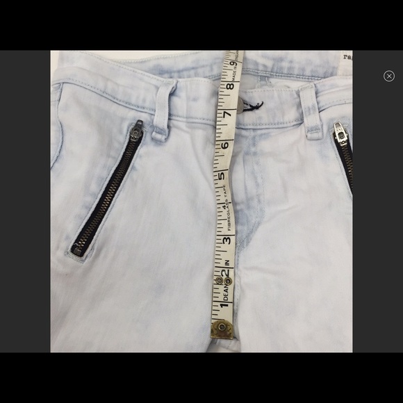 UEC Rag & Bone Bleached Jeans Sz 27 - Picture 7 of 8